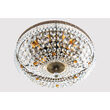 Plafoniera clasica cristal patinata 6xE14/40W, Sheraton DLU-2327/6/45 Patina Orion